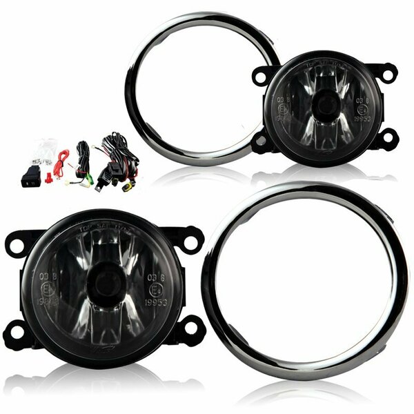 Winjet Fog Lights - Clear - Wiring Kit Included CFWJ-0396-C